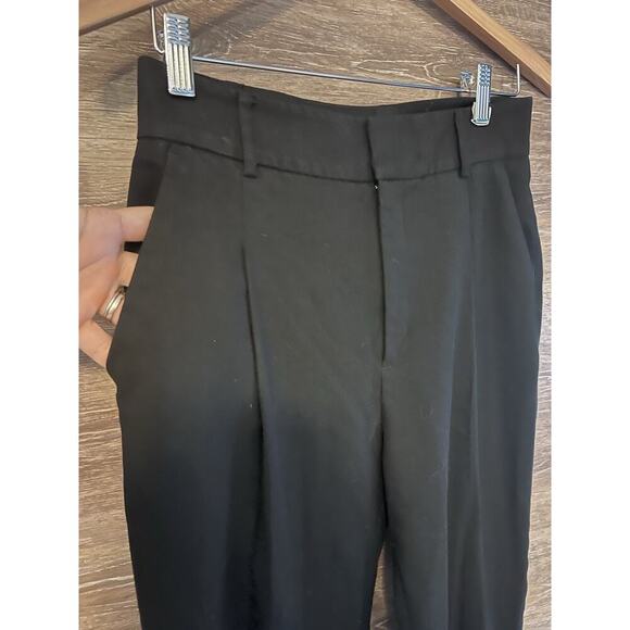 Anine Bing Joelle Trouser Pants Women Size Small Black Pockets Career Office - Picture 2 of 11